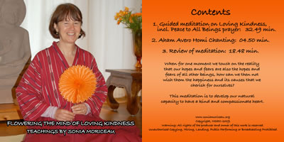 loving kindness cd booklet pic